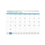 jieGorge 2021 Wall Desk Calendars 12-Month View with Full Year Mini Calendar Colorful, Office & Stationery for Easter Day (White)