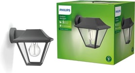 PHILIPS LED Alpenglow Outdoor Wall Light Fixture Lantern, Anthracite 