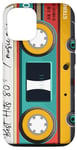 Coque pour iPhone 15 Cassette Audio musique rétro année 1980 - 80s mixe best of