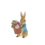 Enesco Beatrix Potter Figurine Peter Rabbit apporte des Fleurs