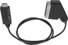 Pour Câble Hdmi Vers Péritel, Câble Convertisseur Audio Vidéo, Pour Pr En Charge Du Convertisseur Hdmi Vers Péritel Hd Câble Adaptateur Pal Ntsc Pour Tv Vhs Vcr Dvd