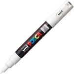 Uni POSCA water based paint marker Box of 6 pcs of PC-1M White