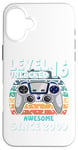 iPhone 16 Plus Level 16 Unlocked Awesome Since 2009 16th Birthday Gamer Tee Case