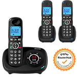 ALCATEL Cordless Phone XL595 Voice Trio Black