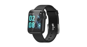 Montre intelligente pour android ios sports fitness calorie wristband wear - noir