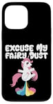 Coque pour iPhone 13 Pro Max Excuse My Fairy Dust Funny Unicorn Rainbow Peter