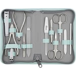 marQus kit manucure set 12 pc de Solingen Allemagne - coffret cadeau femme/homme, coupe ongle homme/femme, limes a ongles professionnelle, pince a epiler, kit ongle cuir