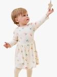 Peppa Pig Kids' Organic Cotton and Bamboo Flared Dress, Peppa Pig Print