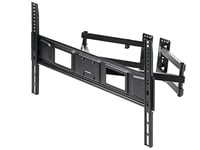 Monoprice Corner Friendly Full-Motion Articulating TV Wall Mount Bracket for TVs 32in to 70in, Max Weight 99lbs, VESA Patterns Up to 600x400, Fits Curved Screens - Cornerstone Series