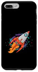 Coque pour iPhone 7 Plus/8 Plus Exploration de galaxies lointaines dans un vaisseau spatial