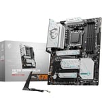 MSI X670E GAMING PLUS WIFI Motherboard, ATX - Supports AMD Ryzen 7000 Series Processors, AM5 - 80A SPS VRM, DDR5 Memory Boost 7800+ MHz/OC, PCIe 5.0 x16, M.2 Gen5, Wi-Fi 6E