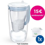 Bouteille et carafe filtrante Brita Carafe en verre Model One bleue (2,5L) inclus 1 cartouche filtrante BRITA MAXTRA PRO All-in-1