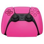 PlayVital Controller Stand for ps5, Controller Accessories Controller Holder for ps5 with Rubber Pads - Nova Pink