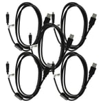 5x USB Data Cable for Panasonic Lumix DMC-G6 DMC-G5 DMC-G7 DMC-G70 DMC-GF1