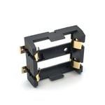 2*18350 support de batterie Smd Smt Batteries boîte de rangement avec broches en Bronze 2 fente 2*18350 coque de batterie Rechargeable