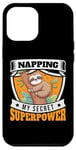 iPhone 12 Pro Max Napping Superpower Power Nap Lazy Pajama Day Sleep Sloth Case