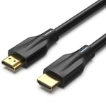 PRENDELUZ HDMI Cable 1m 2.1 8K Black, High Speed Cable, eARC HDCP 2.2&2.3 Dynamic HDR D.olby Atmos Compatible with PS5 HDTV Monitor