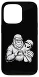 Coque pour iPhone 13 Pro Funny Cryptid Bigfoot Alien Love Valentine Monster Femme Homme