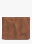 Raging Bull Leather Card Wallet, Brown