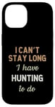 Coque pour iPhone 14 Hunter Hunting Fishing Deer Game Hobby Job Pour homme et femme