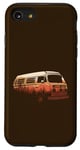 Coque pour iPhone SE (2020) / 7 / 8 Van Silhouette Coucher de soleil orange