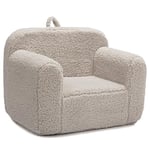 BEJOY Fauteuil pour Enfants Ultra-Doux, Canapé pour Enfants Remplie de Mousse Confortable, Canapé de Lecture Sherpa Câlin pour Garçons et Filles, Gris Clair