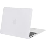 Apple 13 MacBook Pro (2016-2022) Matte Rubberized Hard Shell Case Cover - Matte White, For Models: A1706/A1708/A1989/A2159/A2289/A2251/A2338 (M1/M2)