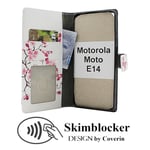 Skimblocker Motorola Moto E14 Plånboksfodral Design