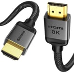 Cable Hdmi 10K 8K 12M,Cable Hdmi 2.1 Ps5 4K@120Hz/144Hz,Earc Hdr10 Dolby Atmos Dts:X Hdcp2.3 Pour Hdtv/Barre De Son/Blu-Ray/Projecteur/Ordinateur Portable/Ecran/Pc/Switch