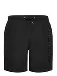 Premium Emb 17" Swim Short Sport Shorts Black Superdry Sport