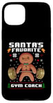 iPhone 15 Plus Santas Favorite Gym Coach Gingerbread Man Workout Christmas Case