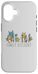 Coque pour iPhone 16 Cat Tax Family Discount Médias sociaux Tendance Mème