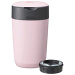 Tommee Tippee Twist & Click Advanced blöjspåse, inkl. en kassett med hållbar, antibakteriell film Green i rosa.