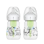 Dr Brown's Options+ Anti-Colic Designer Bottles 150ml Twin Pack - Jungle