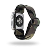 Apple Watch Series 6 / 5 44mm kudottu tyyli kuvio kellonauha - Naamiointi Vihreä Green