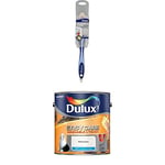 Dulux Perfect Edges 1 inch Triangle Brush with Easycare Washable and Tough Matt (White Cotton)