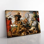 Big Box Art Peter Paul Rubens The Wolf and The Fox Canvas Wall Art Print Ready to Hang Picture, 76 x 50 cm (30 x 20 Inch), Multi-Coloured