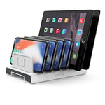 UNITEK Multi Device Stand, Adjustable Device Organizer Stand Holder Compatible for iPhone, iPad, Kindle, Fire Tablet, Samsung Galaxy, Google Nexus, Pixel, All Electronic Devices-No Charging Port