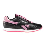 Reebok Girls Royal Cl Jog 3.0 Sneaker, Black Trupnk Ftwwht, 5 UK