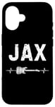 Coque pour iPhone 16 Jax Guitare Battement De Coeur Musique Guitariste