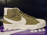 Nike SB Zoom Blazer Mid PRM UK 8 EUR 42.5 Pilgrim Phantom DR9144 300