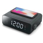 Muse M-175 WI Dual Alarm Clock Radio Trådlös Laddning