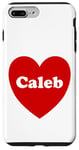 iPhone 7 Plus/8 Plus I Love Caleb Heart Cute Caleb Name Birthday Case