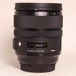 Sigma Used 24-70mm f/2.8 DG OS HSM Art Lens Canon EF