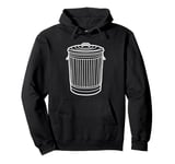 Funny Garbage Truck Art Trash Can For Toddler Boys Pullover Hoodie