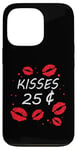 Coque pour iPhone 13 Pro Bisous 25 Cents Love Heart Funny Valentines Day