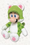 Official World of Nintendo Cat Luigi Small Plush Cuddly Toy Brand New