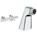 GROHE Mitigeur thermostatique bain douche Precision Get, montage mural, indicateur de température, filtres intégrés & Raccord Colonnette 1/2 Pouces Pièces Détachées 12030000 (Import Allemagne)