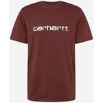 T-shirt Carhartt  T-SHIRT Marron Homme Wip Script