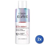 2x Elvive Crème Cheveux 150 Ml.pre-shampoo Bond Réparation Fabriqué En France